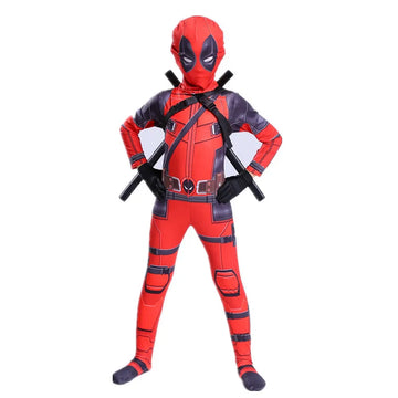 X-Men Deadpool Halloween Jumpsuit for Boys Aged 2-12 Years