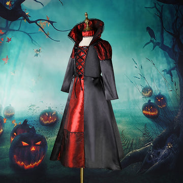 Vampire Costume for Girls 3 Piece Fancy Halloween Dress Up Party Dress