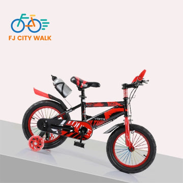 FJ City Walk 16, 18 and 20 Inch Kids Bike with Training Wheels and Stylish Flat Handlebar