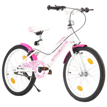 VidaXL Stylish Kids Bike 20 inch Pink and White