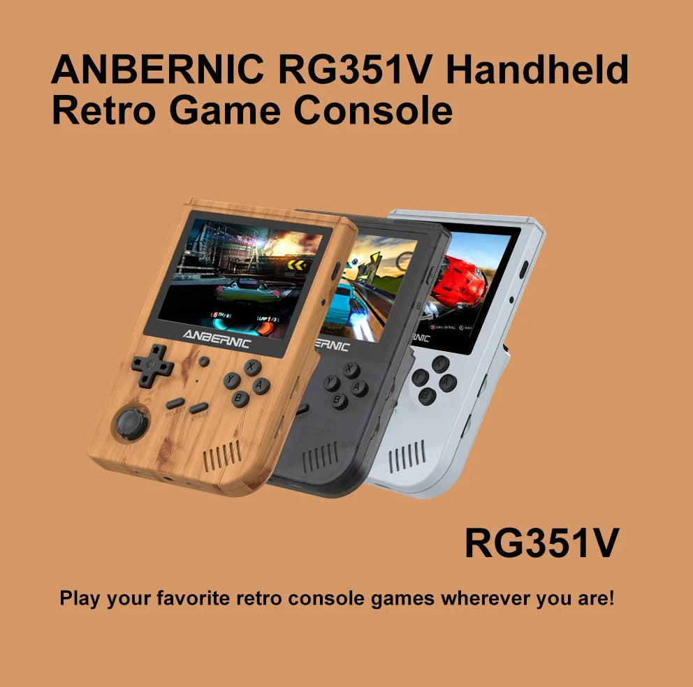 ANBERNIC RG351V Retro 16G Handheld Games Console with Emulator Support