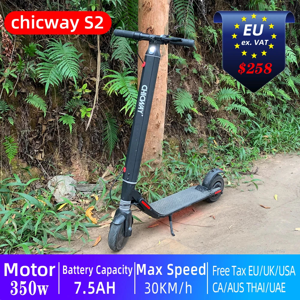 ChicWay S2 Novice Electric Scooter 48v (10-30KM Range)