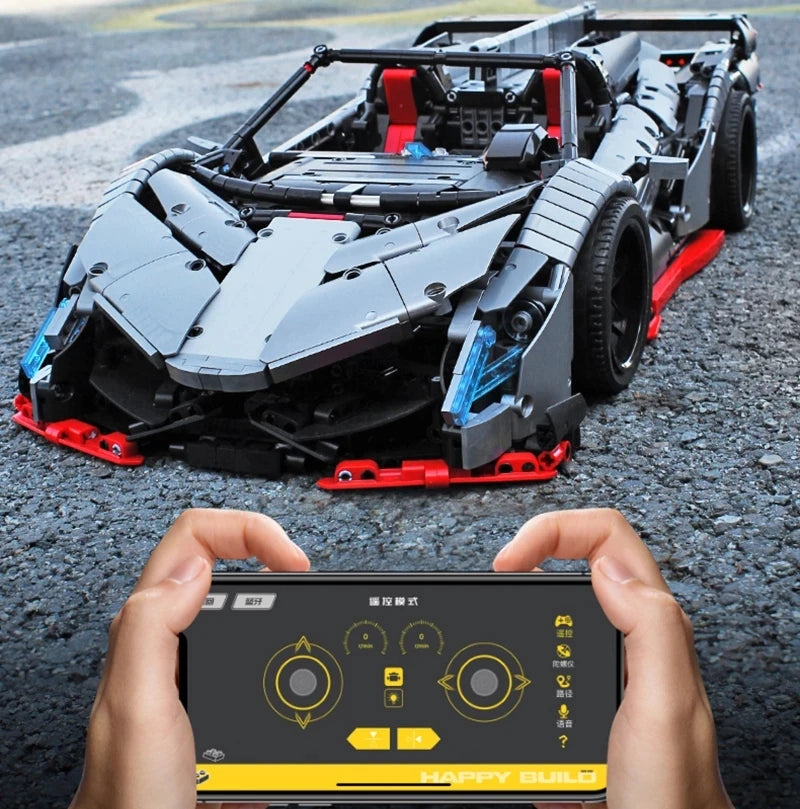 Lamborghini Venono Roadster DIY Building Block Motorized Radio Control Car