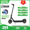 AOVOPRO MAX4 PRO Adult Electric Scooter Peak 1000W Motor Max Range 45KM 10” Tires 35KM/h Smart App Foldable EScooter EAMAX