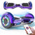 Hoverboards 6.5 inch with Bluetooth Speaker - Colorful LED Lights, Both for Adults and Kids