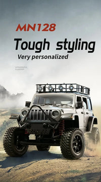 Jeep Wrangler 4WD 1:12  2.4G Remote Control LED Light 4X4 Off Road 4WD Climbing RC Truck Electric Toy Car Gift for Boy