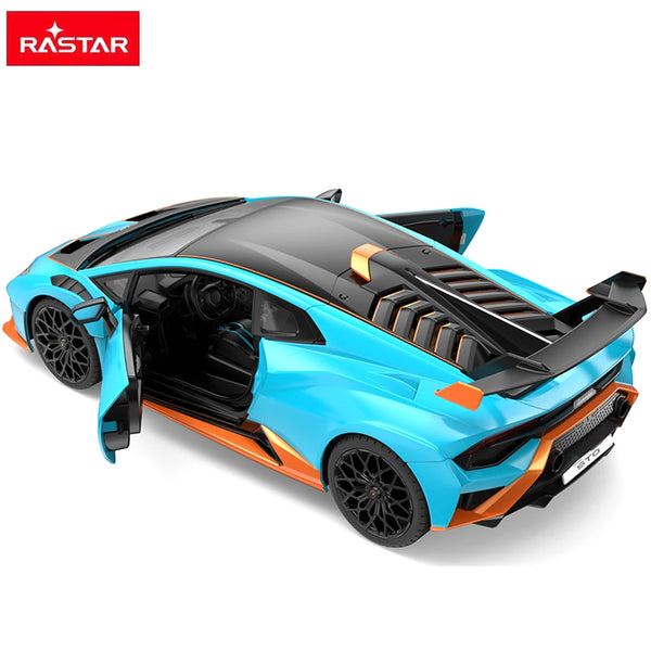 RASTAR 1:14 Lamborghini Huracan STO RC Car Model Luxury Sports Racing Open Door Cars Lights