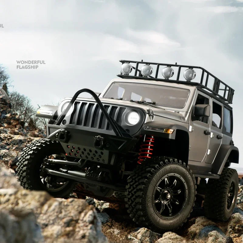 Jeep Wrangler 4WD 1:12  2.4G Remote Control LED Light 4X4 Off Road 4WD Climbing RC Truck Electric Toy Car Gift for Boy