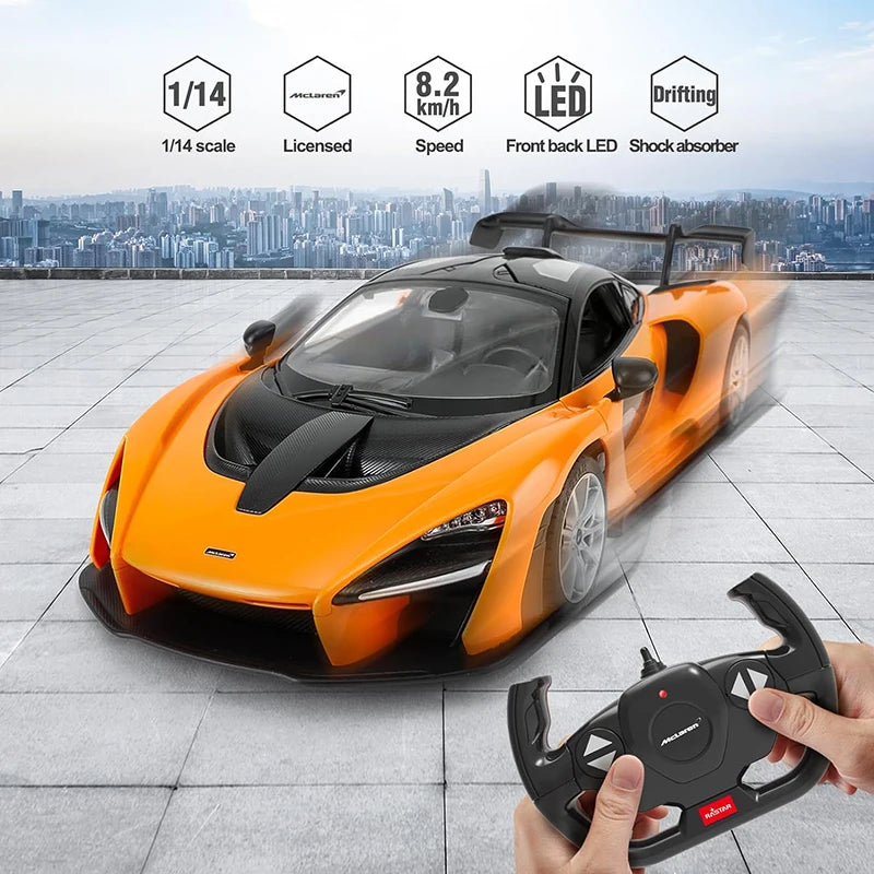 RASTAR McLaren Senna 1:14 Remote Control Car With Opening Doors