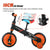 UBRAVOO Tiny Scout Balance Bike 3-5 Years , 4-in-1 with Optional Support Wheels and Pedals, Saddle Height Adjustable