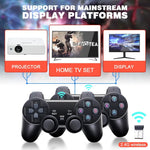 GD10 Video Game Stick 4K Console 2.4G Double Wireless Controller 30000 Games 128GB Retro Games for TV Boy Christmas Gift