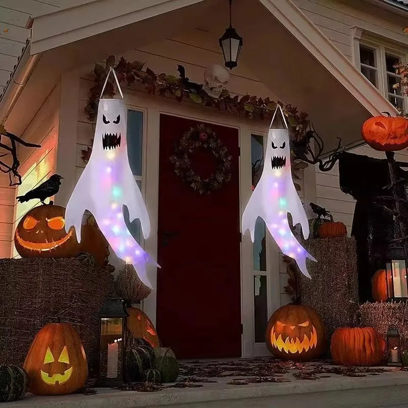 ZQNYCY LED Light Hanging Ghost For Halloween Party Home Outdoor Indoor Decoration