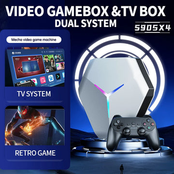 McGeSin X10 Video Game Console 4k Gamestick 5G Dual System 2.4G Wireless