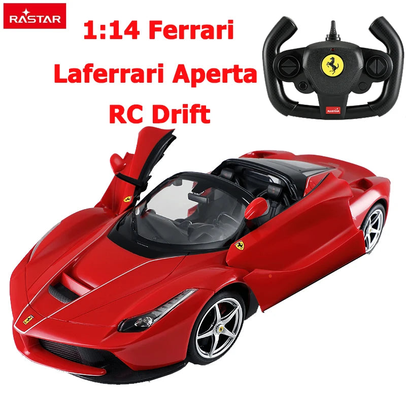 RASTAR Ferrari LaFerrari Aperta and F40 RC Car 1:14 Remote Control Drift Model Car