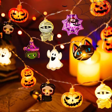 Jiangsu Halloween Light String Mummy Pumpkin Ghost Lantern (1.5m 10 LEDs)