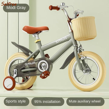 Selfree British Retro-Style Kids Bike With Sensitive Double Brakes (14 / 16 inch & 3 Colours)