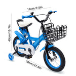 12 Inch Boys and Girls Children's Bicycle With Pedal Light Kids and a Basket - Available in 3 Colours