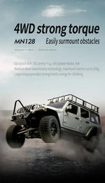 Jeep Wrangler 4WD 1:12  2.4G Remote Control LED Light 4X4 Off Road 4WD Climbing RC Truck Electric Toy Car Gift for Boy