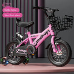 Selfree Kids Cool Bike with Flashy Wheels and Front-Carry Basket - Comes in 16 Inch and 18 Inch Wheel Diameters and 5 Stunning Colours