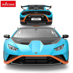 RASTAR 1:14 Lamborghini Huracan STO RC Car Model Luxury Sports Racing Open Door Cars Lights