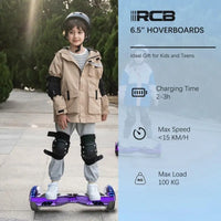 Hoverboards 6.5 inch with Bluetooth Speaker - Colorful LED Lights, Both for Adults and Kids