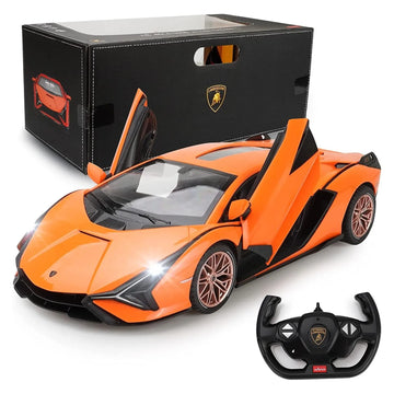 Rastar Lamborghini SIAN 1:14 RC Car with Open Door Led Light 2.4Ghz Model Car for Adults Boys Girls Birthday Ideas Gift