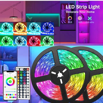 LED Strip Lights SMD 5050 RGB Bluetooth Remote DC5v