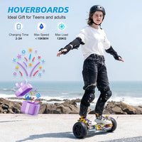 RCB Hoverboard 8.5" all terrain hoverboards, APP, integrated LED Bluetooth with powerful motor, For Kids and Adults