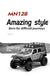 Jeep Wrangler 4WD 1:12  2.4G Remote Control LED Light 4X4 Off Road 4WD Climbing RC Truck Electric Toy Car Gift for Boy