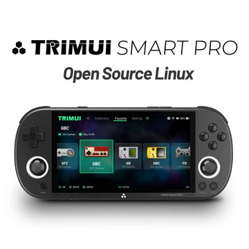 Trimui Smart Pro Handheld Game 4.96''IPS Screen Linux System RGB Lighting Smartpro Retro Video Game Console with Joystrick