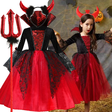 Count Vampiran and Ghost Bride Gothic Costumes with Props