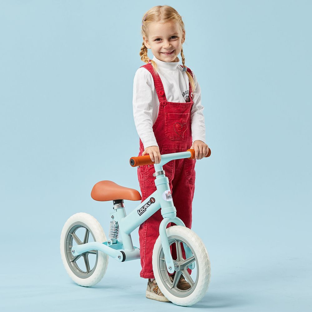 HOMCOM Kids Balance Bike with Adjustable Seat 2-5 Years No Pedal