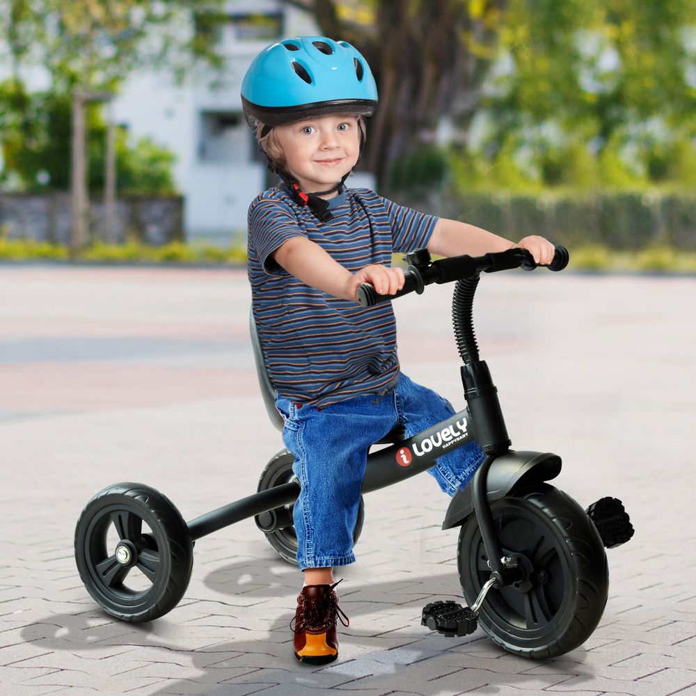 HOMCOM Kids Children Toddler Tricycle Trike Black